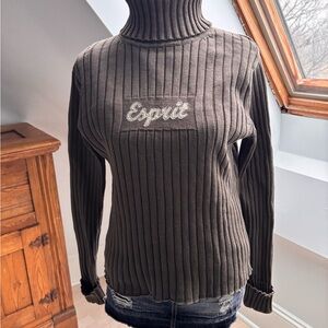 Esprit Turtleneck Logo Sweater 💚